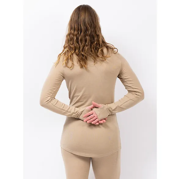 Tričko Eivy Journey Merino Wool Rib Top sand 2026 - 2