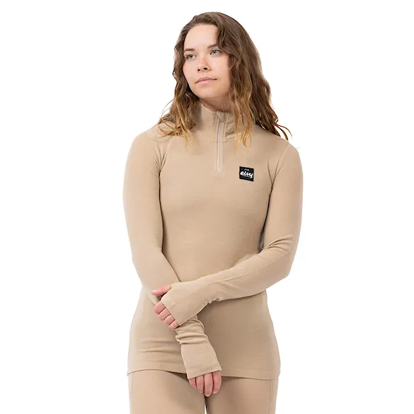 T-shirt Eivy Journey Merino Wool Rib Top sand 2026 - 1