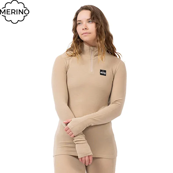 Tričko Eivy Journey Merino Wool Rib Top sand 2026 - 1