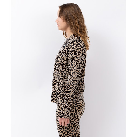 Tričko Eivy Loose Fit Merino Wool Top leopard 2026 - 3