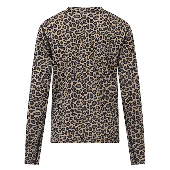 Tričko Eivy Loose Fit Merino Wool Top leopard 2026 - 5