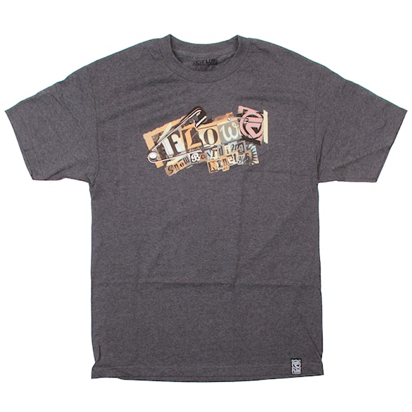 Tričko Flow Pinner charcoal heather 2013 - 1