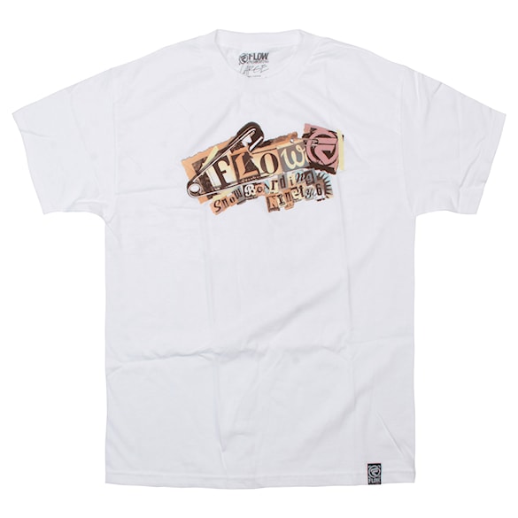 Tričko Flow Pinner white 2013 - 1