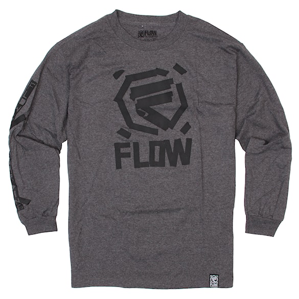 Tričko Flow Taped Ls charcoal heather 2013 - 1
