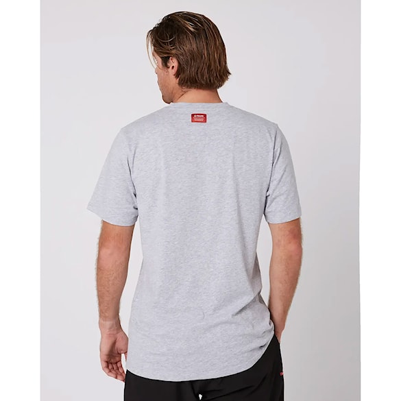 Tričko Follow Logo grey heather 2025 - 2
