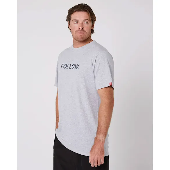 Tričko Follow Logo grey heather 2025 - 3