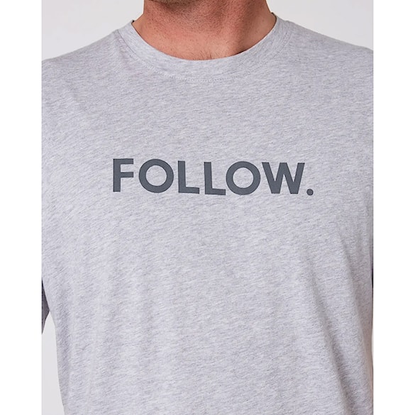 Tričko Follow Logo grey heather 2025 - 5