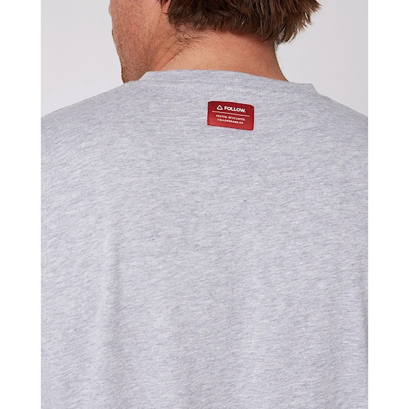 Tričko Follow Logo grey heather 2025 - 6
