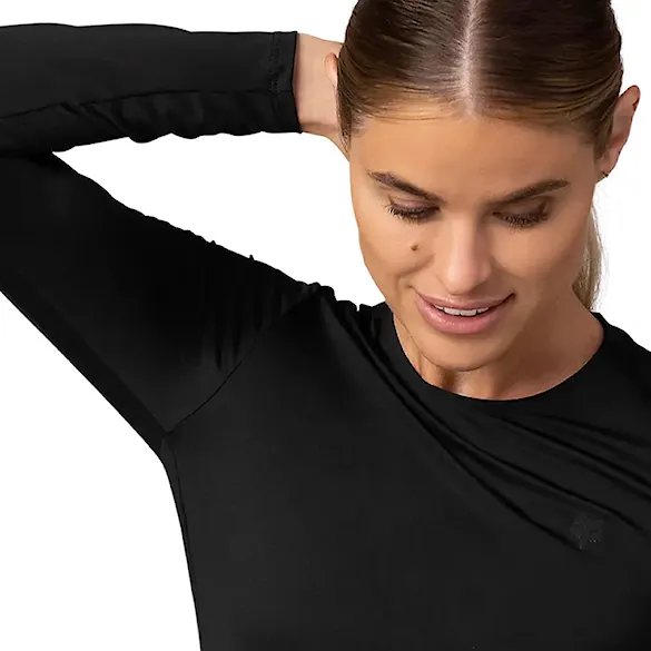 T-shirt Fox Wms Tecbase LS Shirt black 2025 - 7