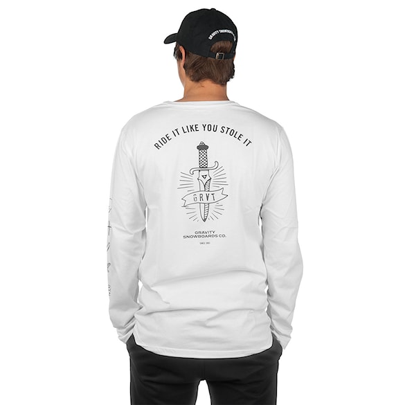 Tričko Gravity Contra Ls white 2019 - 1