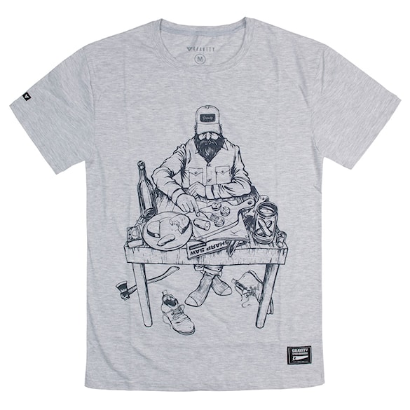 Tričko Gravity Dinner athletic heather 2016 - 1