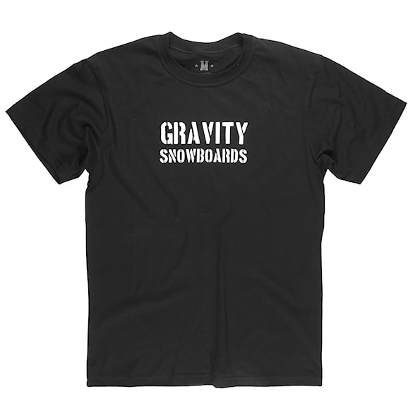 Tričko Gravity Stencil black 2011 - 1