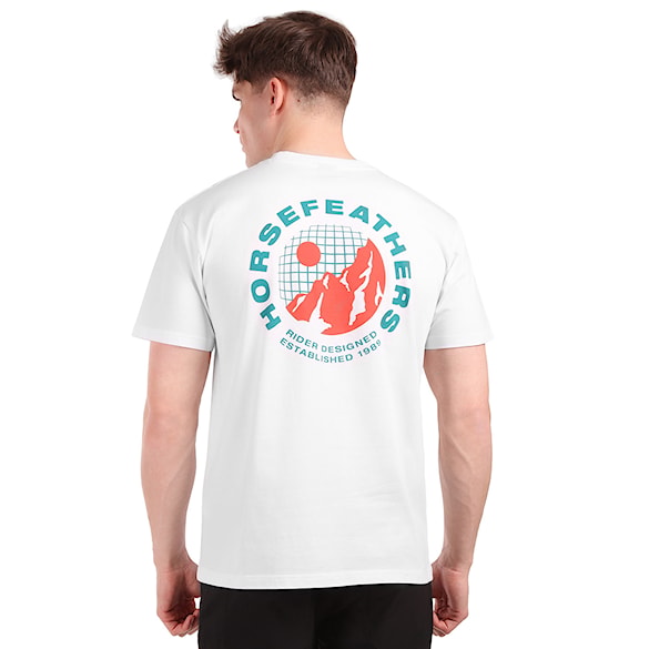 Koszulka Horsefeathers Altitude white 2026 - 1