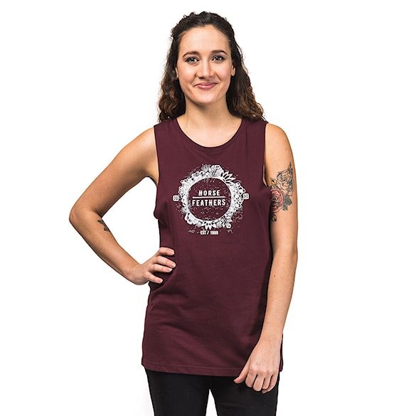 Tílko Horsefeathers Arlene burgundy 2018 - 1