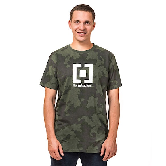Tričko Horsefeathers Base cloud camo 2019 - 1