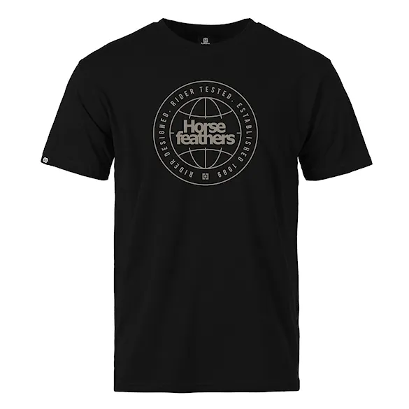 T-shirt Horsefeathers Global black 2026 - 2