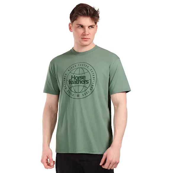 T-shirt Horsefeathers Global iceberg green 2026 - 1