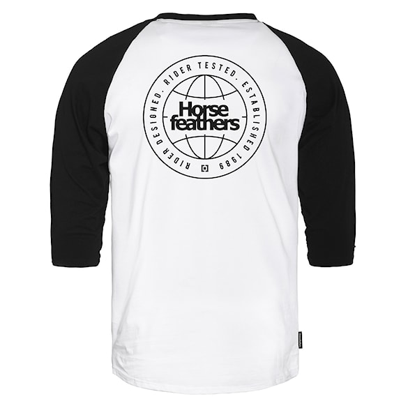 T-shirt Horsefeathers Global Raglan white/black 2026 - 3