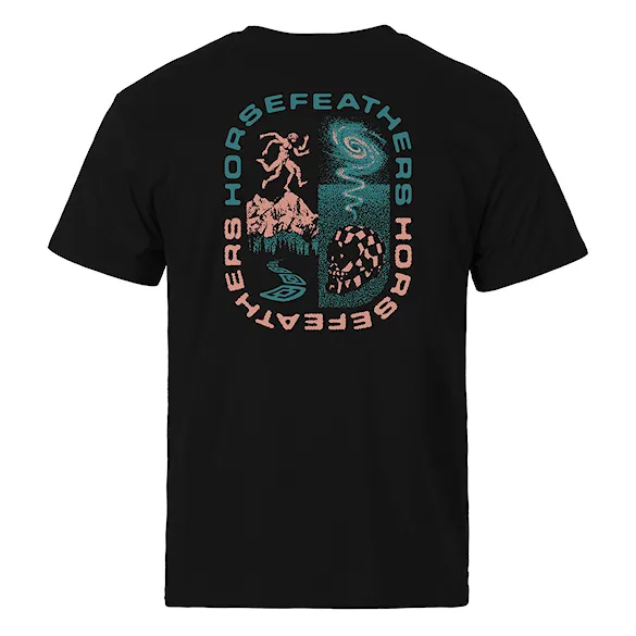 T-shirt Horsefeathers Instinct black 2026 - 3