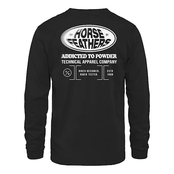Koszulka Horsefeathers Junky Ls black 2026 - 3