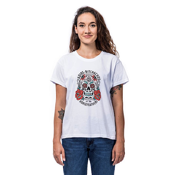 Tričko Horsefeathers Mexicana white 2020 - 1