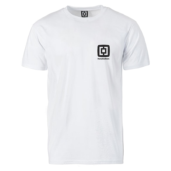 Tričko Horsefeathers Mini Logo white 2026 - 1