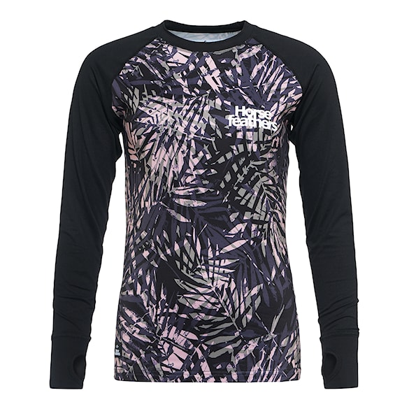Tričko Horsefeathers Mirra Top black leaves 2026 - 1