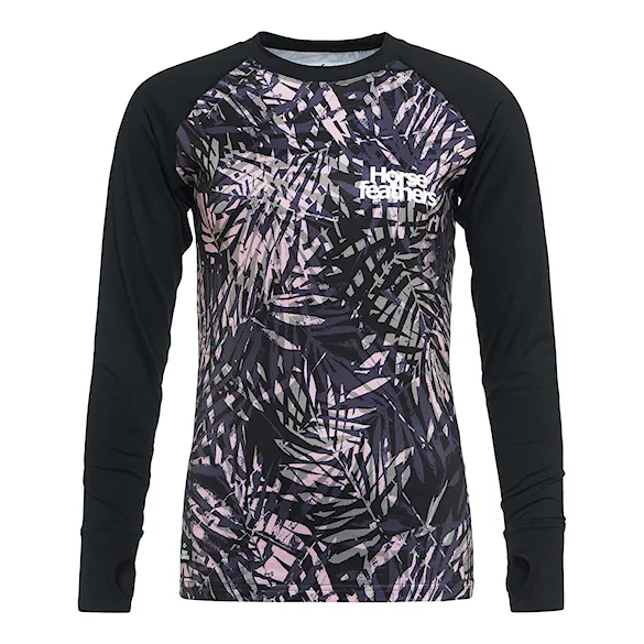 Koszulka Horsefeathers Mirra Top black leaves 2026 - 1