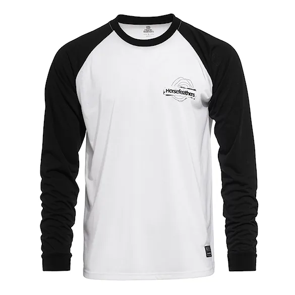 T-shirt Horsefeathers Shank LS white 2025 - 2