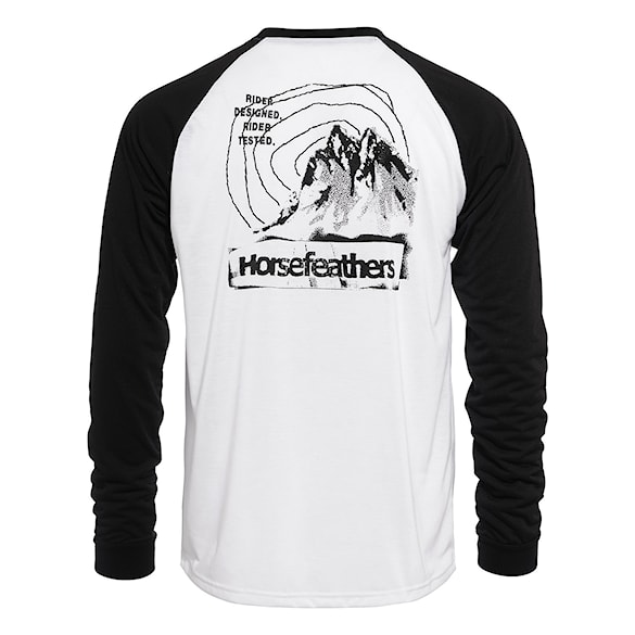 T-shirt Horsefeathers Shank LS white 2025 - 1