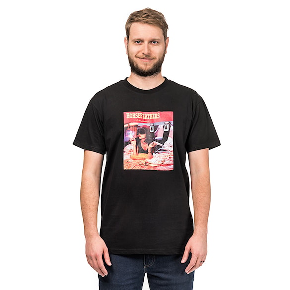 Tričko Horsefeathers Wallace black 2019 - 1