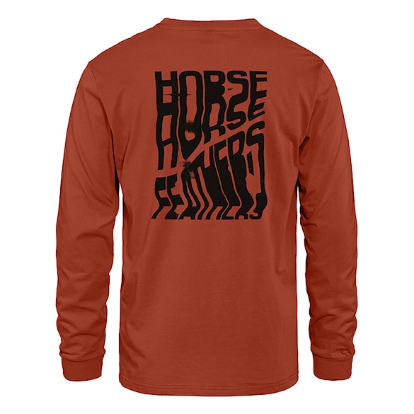 T-shirt Horsefeathers Xerox LS ginger 2025 - 1