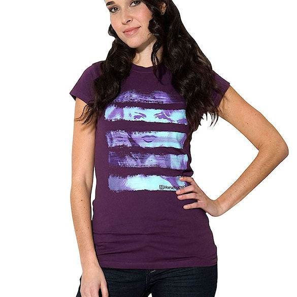 Tričko Horsefeathers Brigitte purple 2013 - 1