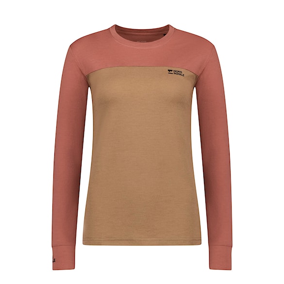 Koszulka Mons Royale Wms Yotei Merino LS canyon rose/toffee 2026 - 3