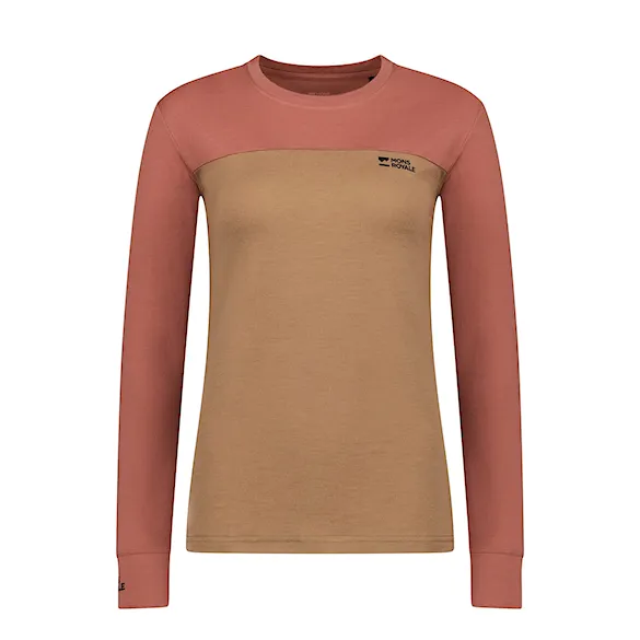 Koszulka Mons Royale Wms Yotei Merino LS canyon rose/toffee 2026 - 3