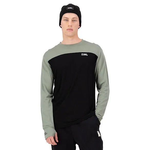 T-shirt Mons Royale Yotei Merino LS willow/black 2026 - 1