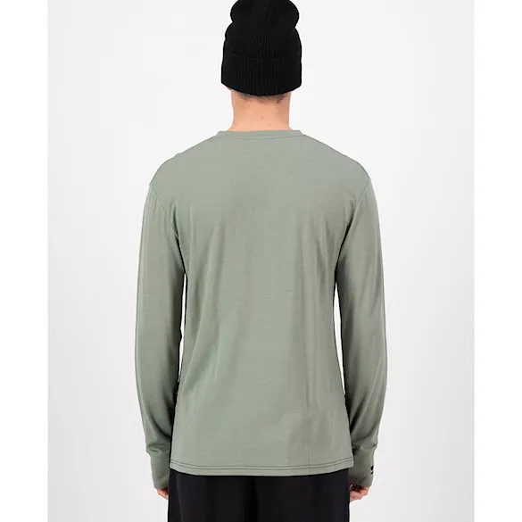 Koszulka Mons Royale Yotei Merino LS willow/black 2026 - 2