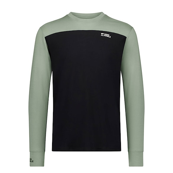 T-shirt Mons Royale Yotei Merino LS willow/black 2026 - 3