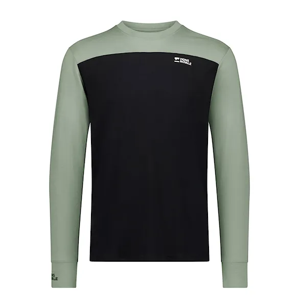 Koszulka Mons Royale Yotei Merino LS willow/black 2026 - 3