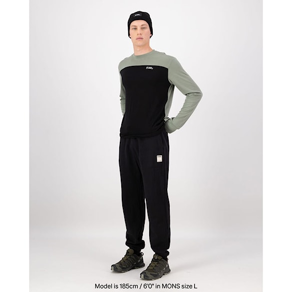 T-shirt Mons Royale Yotei Merino LS willow/black 2026 - 5