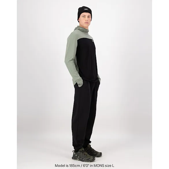 Tričko Mons Royale Yotei Merino Powder Hood LS willow/black 2026 - 6