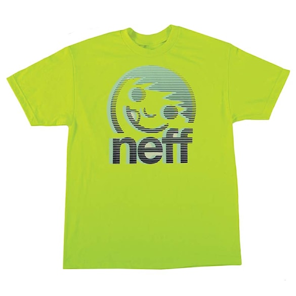 Tričko Neff Corpo Blur neon green 2013 - 1