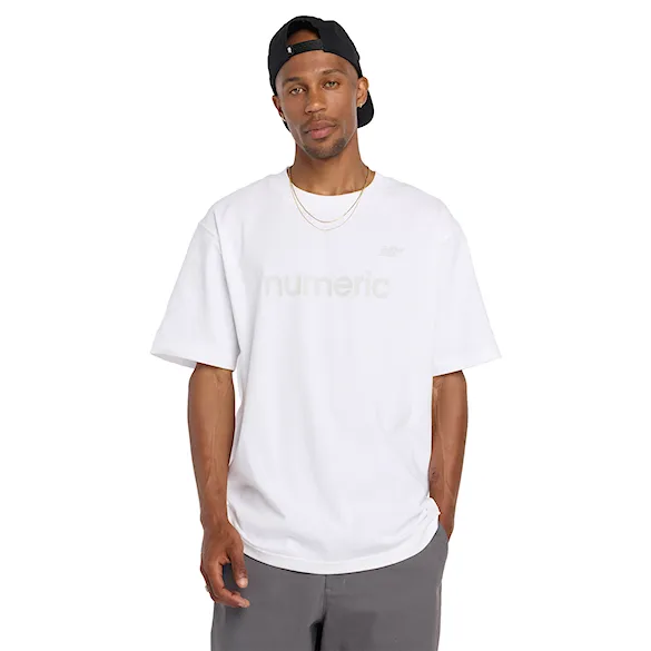 Koszulka New Balance Numeric Cotton white 2025 - 1