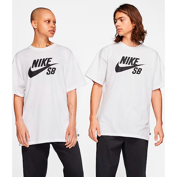 Tričko Nike SB Logo Fill Hbr white/black 2026 - 3