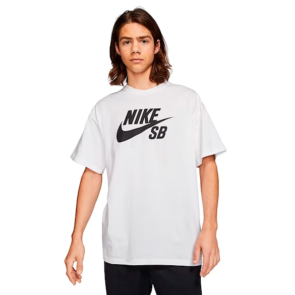Tričko Nike SB Logo Fill Hbr white/black 2026 - 1