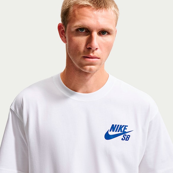 Tričko Nike SB Logo Skate white/game royal 2026 - 4