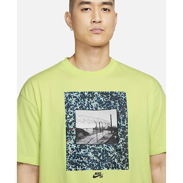 Tričko Nike SB Skatespot lt lemon twist 2023 - 3
