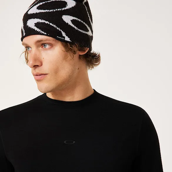 T-shirt Oakley Spruce Wool Ls Base Layer blackout 2027 - 6