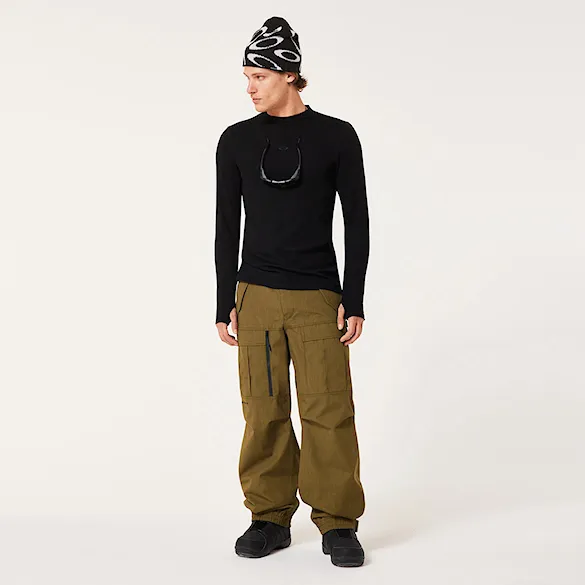 T-shirt Oakley Spruce Wool Ls Base Layer blackout 2027 - 7