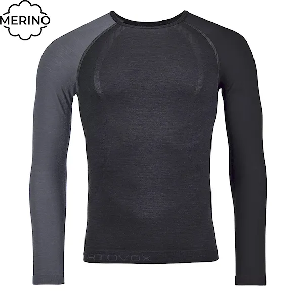 T-shirt ORTOVOX 120 Competition Light Long Sleeve black raven 2026 - 1